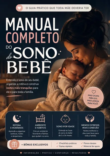 Capa do Manual Completo do Sono do Bebê